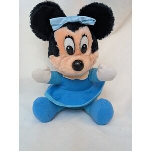 Disney Minnie Mouse Vintage Plush A Mickey's Christmas Carol 8" Tall Korea
